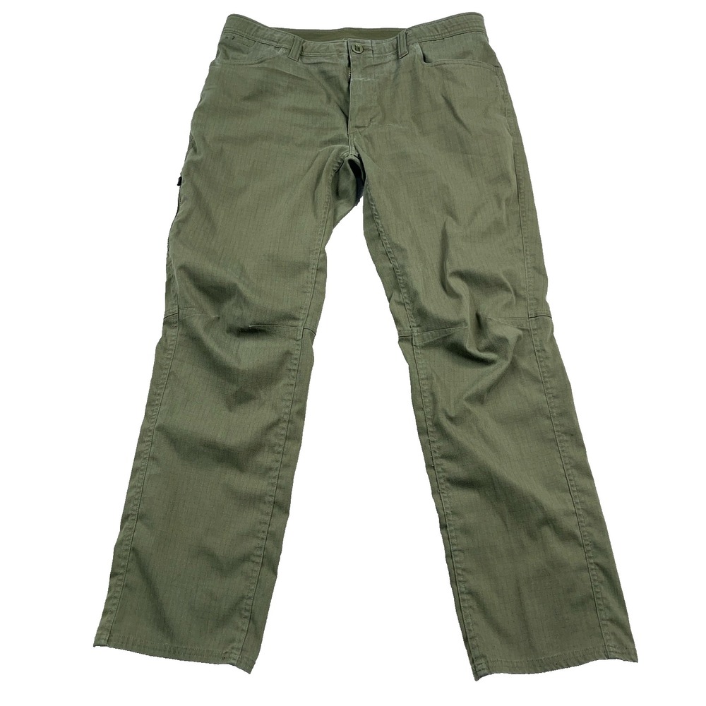 Under Armour Cargo Pants Mens 38x32 Olive Green Rip Stop Tactical Performance UA